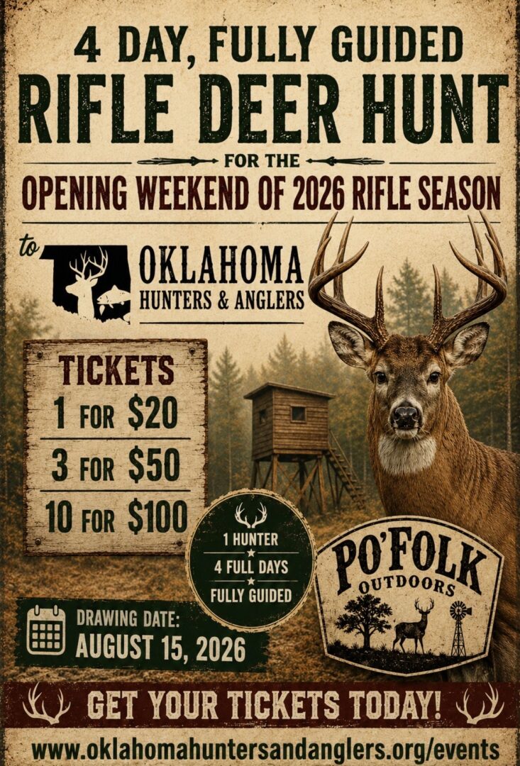 Hunting Raffles Deer Hunt Raffle - Oklahoma Hunters and Anglers